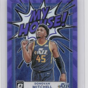 2020-21 Donruss Optic Donovan Mitchell #10 Jazz My House Purple