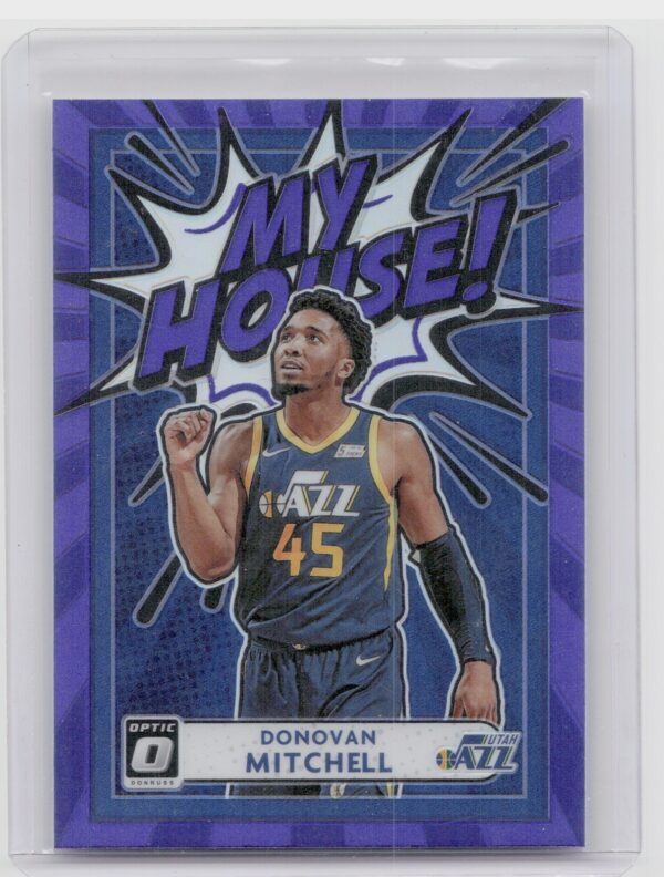 2020-21 Donruss Optic Donovan Mitchell #10 Jazz My House Purple