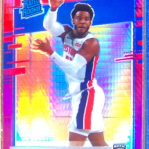 2020-21 Donruss Optic Saddiq Bey Hyper Pink RC #169 Pistons