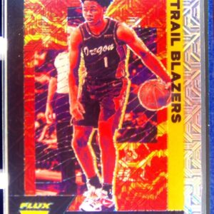 2020-21 Panini Flux Anfernee Simons Silver Mojo #148 Blazers