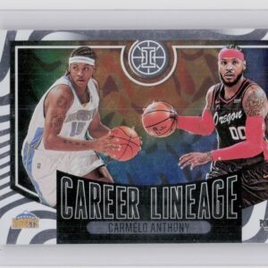 2020-21 Panini Illusions Carmelo Anthony Career Lineage #19 Blazers Nuggets