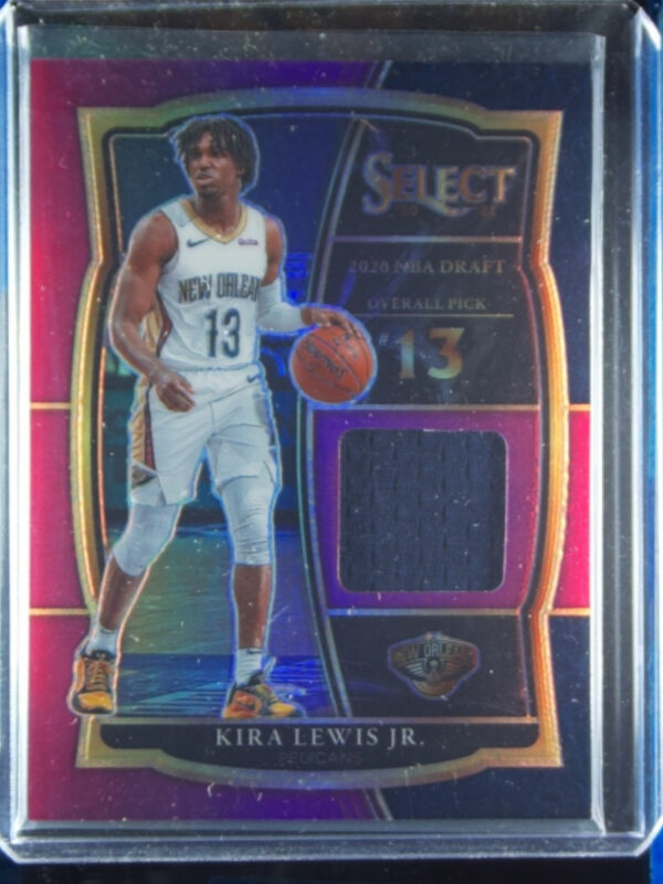 2020-21 Panini Select Kira Lewis Jr. SN99 MEM #DS-KIR Pelicans Draft Selections