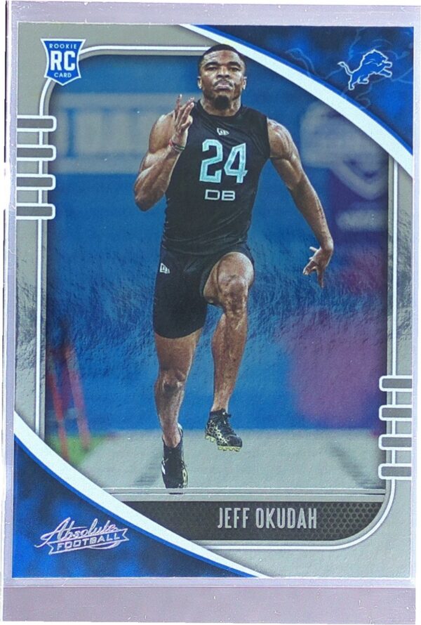 2020 Absolute Jeff Okudah Retail RC #155 Lions