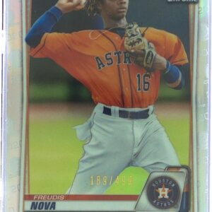 2020 Bowman Chrome Freudis Nova /499 #BCP-82 Astros Chrome Prospects Refractor