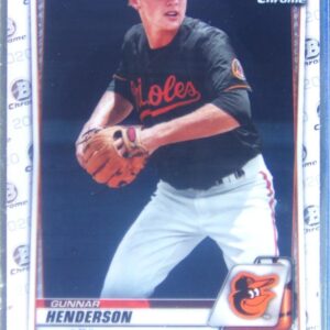 2020 Bowman Gunnar Henderson #BCP-134 Orioles Chrome Prospects