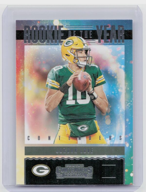 2020 Contenders Jordan Love #RY-JLO Packers Rookie of the Year Contenders