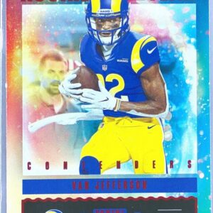 2020 Contenders Van Jefferson RC #RY-VJE Rams Rookie of the Year Contenders Ruby