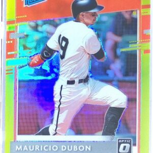 2020 Donruss Mauricio Dubon Yellow RC #33 Giants
