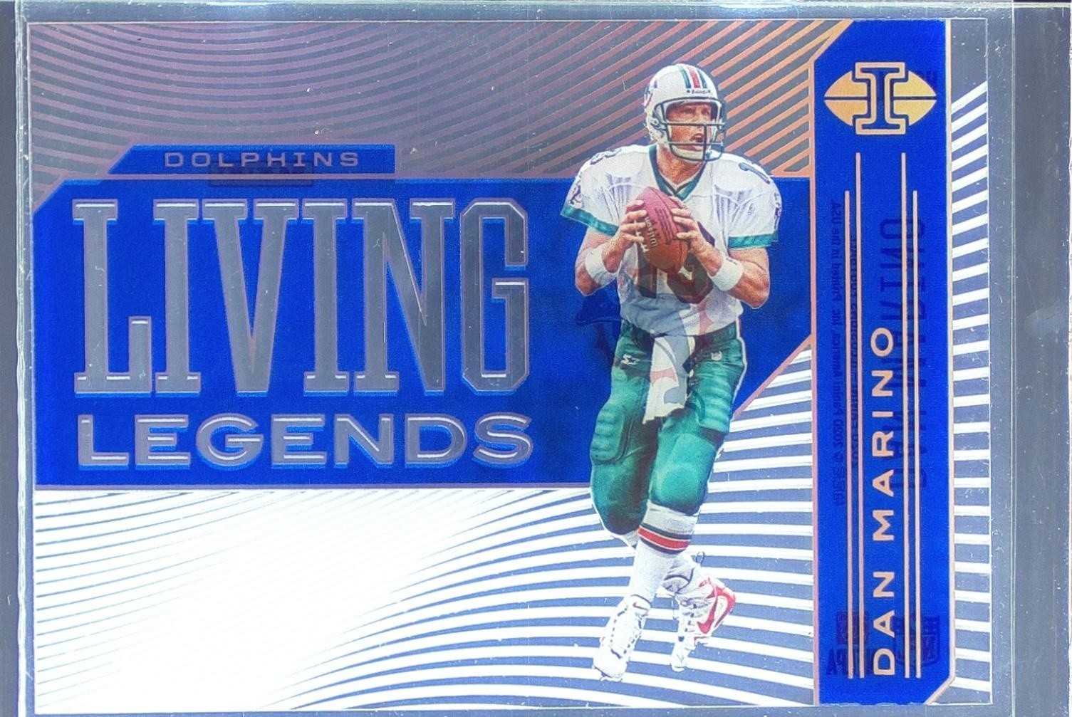 2020 Illusions Dan Marino #LL5 Dolphins Living Legends Sapphire