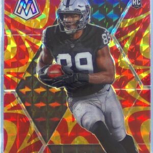 2020 Mosaic Bryan Edwards Prizm Reactive Orange RC #230 Raiders