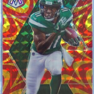 2020 Mosaic Denzel Mims Prizm Reactive Orange RC #225 Jets