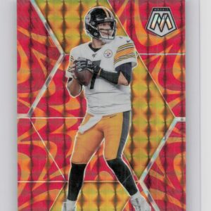 2020 Panini Mosaic Ben Roethlisberger Prizm Reactive Orange #170 Steelers
