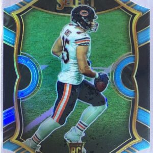 2020 Select Cole Kmet Light Blue Prizm Die Cut RC #74 Bears