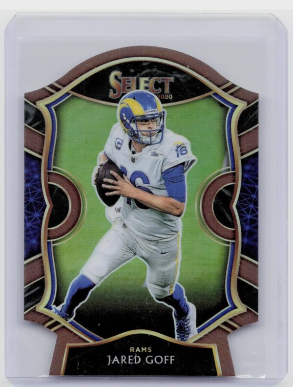 2020 Select Jared Goff Copper Prizm Die Cut /355 #13 Rams