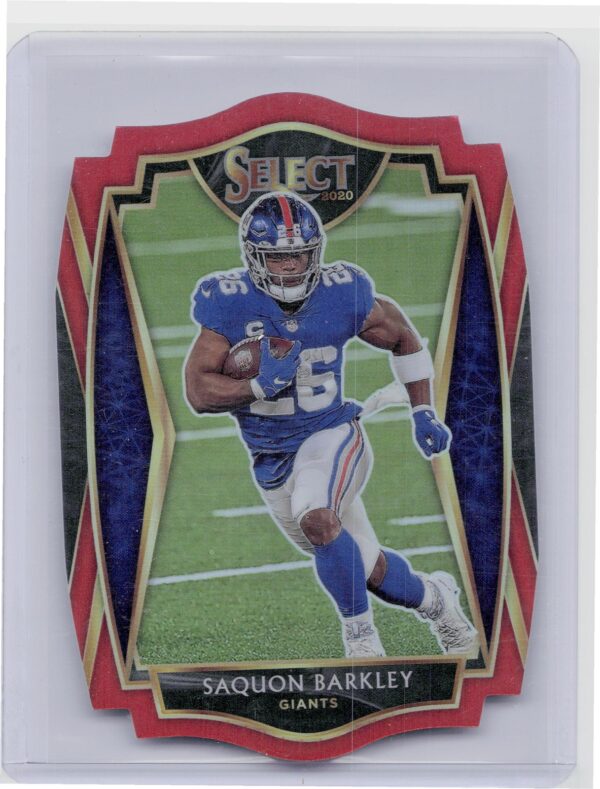 2020 Select Saquon Barkley Red Prizm Die Cut #115 Giants