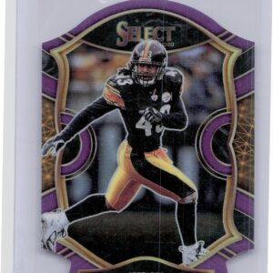 2020 Select Troy Polamalu Purple Prizm Die Cut #28 Steelers