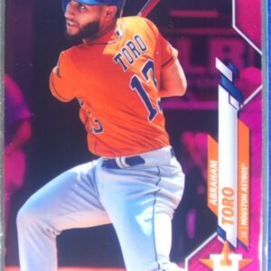 2020 Topps Chrome Abraham Toro Pink Refractor #56 Astros