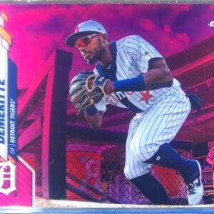 2020 Topps Chrome Travis Demeritte Pink Refractor #26 Tigers
