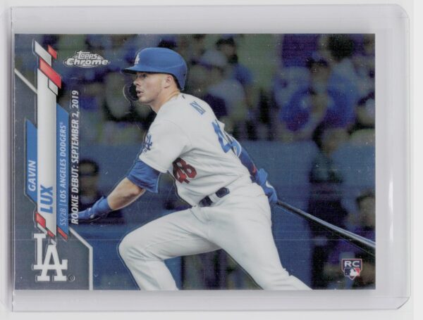 2020 Topps Chrome Update Gavin Lux #U-54 Dodgers