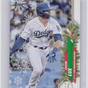 2020 Topps Holiday Gavin Lux Metallic #HW1 Dodgers