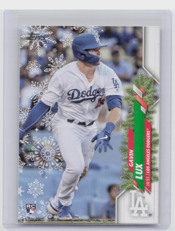 2020 Topps Holiday Gavin Lux Metallic #HW1 Dodgers
