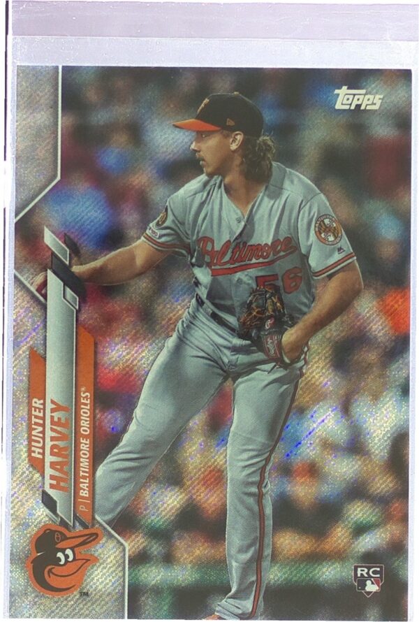 2020 Topps Hunter Harvey Foilboard (Retail) /264 RC #364 Orioles