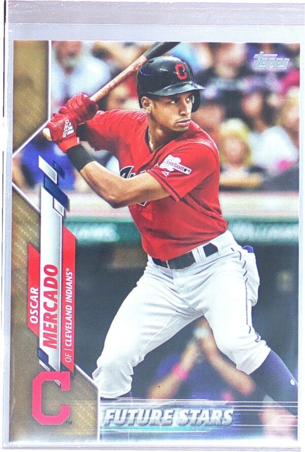 2020 Topps Oscar Mercado Gold /2020 #225 Indians Future Stars