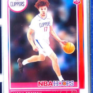 2021-22 Hoops Jason Preston RC #242 Clippers