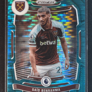 2021-22 Panini Prizm Premier League Said Benrahma Aqua Pulsar /49 #234