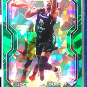 2021-22 Panini Prizm WNBA Jocelyn Willoughby Prizms Green Ice #14 Liberty