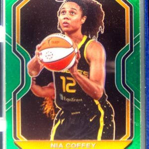 2021-22 Panini Prizm WNBA Nia Coffey Prizms Green #59 Sparks