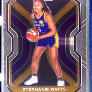 2021-22 Panini Prizm WNBA Stephanie Watts RC #98 Sparks