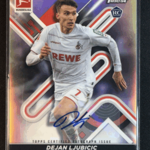 2021-22 Topps Finest Bundesliga Dejan Ljubicic Autograph Auto Rookie RC FC Koln