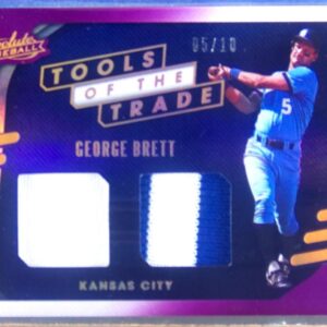 2021 Absolute George Brett /10 JSY #TT2-GB Royals Tools Spectrum Purple