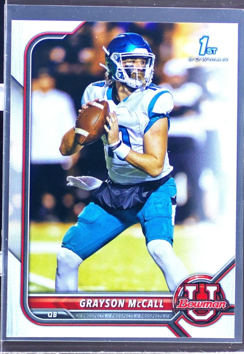 2021 Bowman University Grayson McCall #55 Chanticleers First Bowman