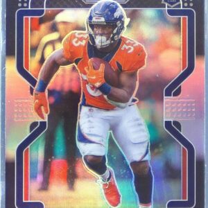 2021 Chronicles Javonte Williams RC #PB-23 Broncos Prizm Black Silver