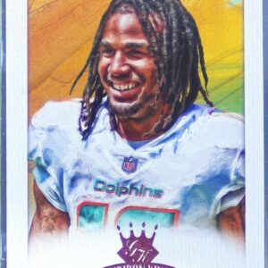 2021 Chronicles Jaylen Waddle #GK-26 Dolphins Gridiron Kings Pink