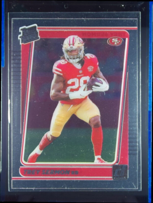 2021 Clearly Donruss Trey Sermon RC #79 49ers