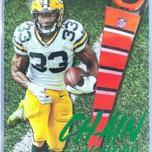 2021 Contenders Aaron Jones #CM-AJO Packers Chain Movers Emerald