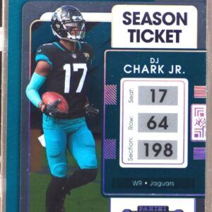 2021 Contenders DJ Chark Jr. Playoff Ticket /199 #44 Jaguars