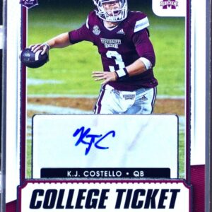 2021 Contenders Draft Picks K.J. Costello Auto RC #304 Bulldogs