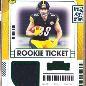 2021 Contenders Pat Freiermuth RC JSY #RTS-PFR Steelers Rookie Ticket Swatches