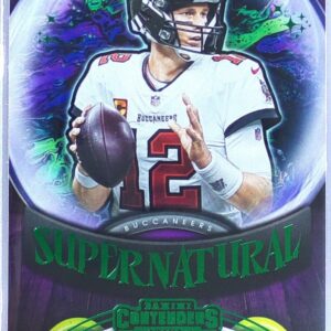 2021 Contenders Tom Brady #SN-TBR Buccaneers Supernatural Emerald