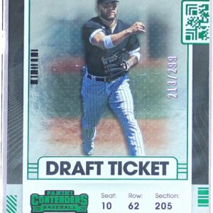 2021 Contenders Yoan Moncada Draft Green /299 #31 Sox