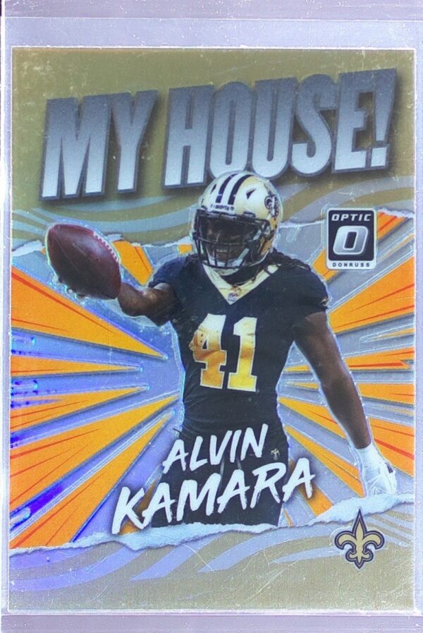2021 Donruss Optic Alvin Kamara #MH-16 Saints My House! holo