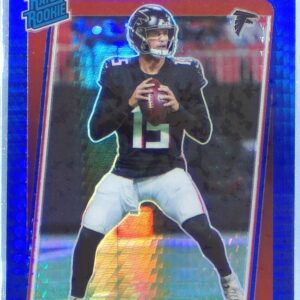 2021 Donruss Optic Feleipe Franks Blue Hyper RC #299 Falcons