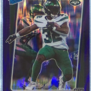 2021 Donruss Optic Michael Carter Purple Shock RC #235 Jets