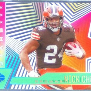 2021 Illusions Nick Chubb #SS-5 Browns Shining Stars Emerald