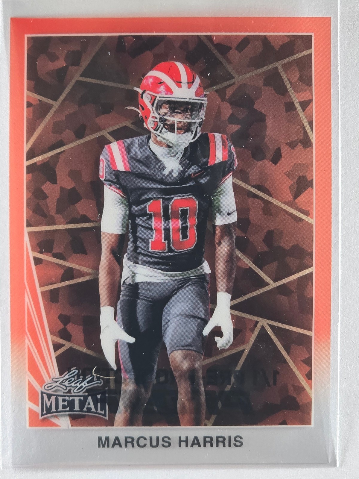2021 Leaf Metal Marcus Harris 1/1 Pre-Production Proof