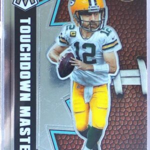 2021 Mosaic Aaron Rodgers #TM-11 Packers Touchdown Masters Mosaic Big Head